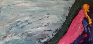 The sea from iside 20'' x 36' '  $CD 450 